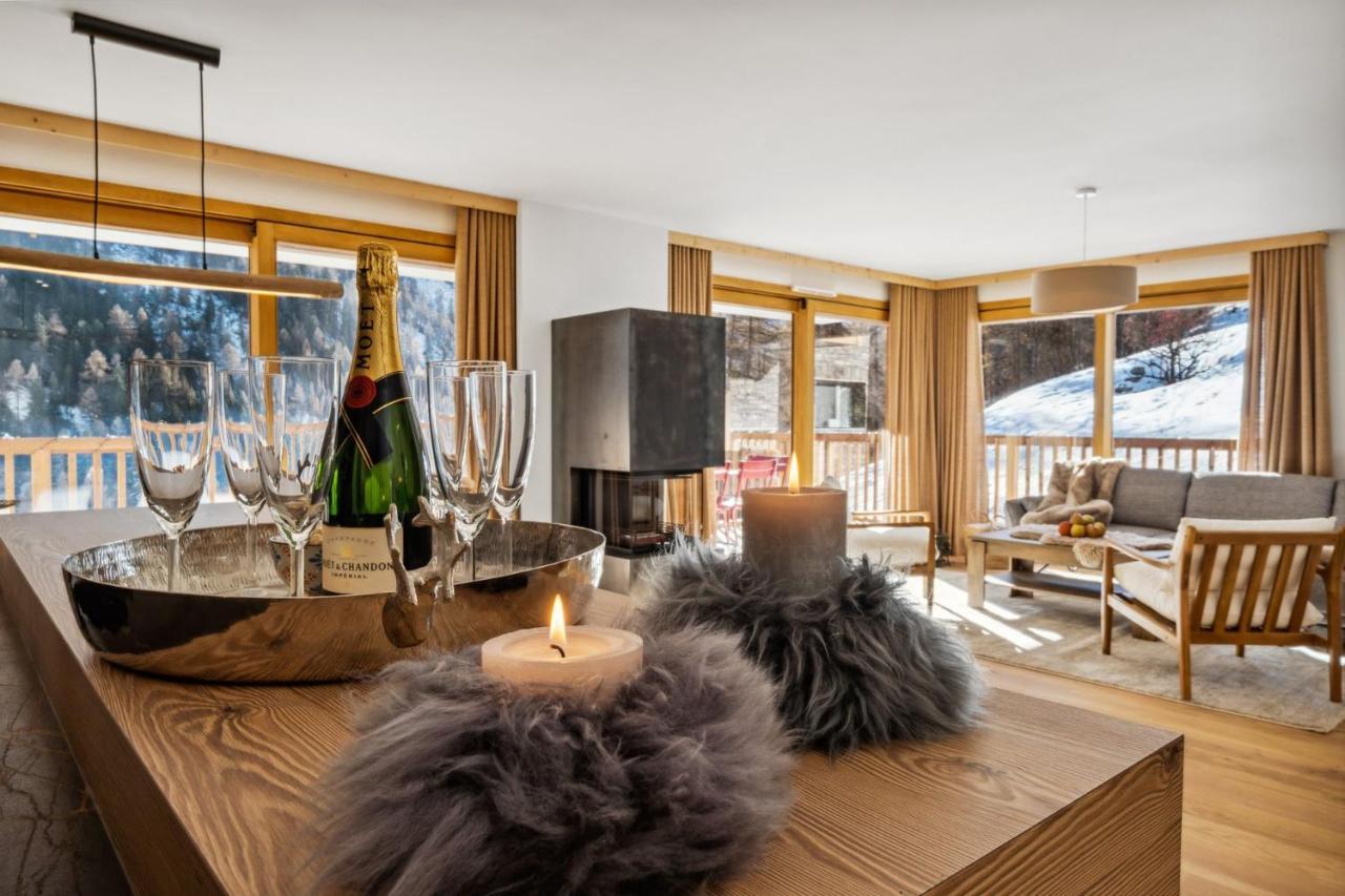 Chalet Les Rahas By Mrs Miggins Grimentz Eksteriør billede